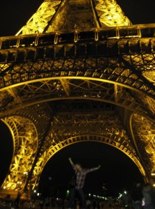 Wine making in France wasn't complete without a trip to La Tour Eiffel 