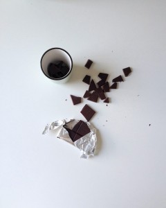 break up chocolate