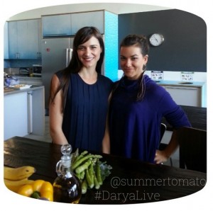 Darya and I at CreativeLive in the kitchen!