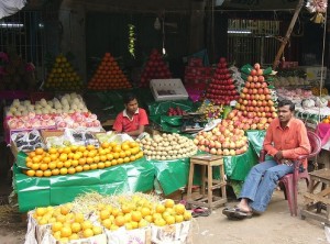 fruit stands are everywhere!